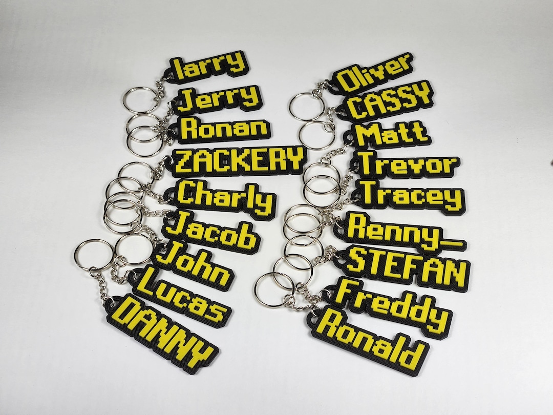 OSRS Runes Personalized Keychain Rune Keyring Bag Charm Lunchbox Tag