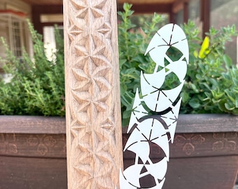 Chip Carving Geometric Pattern Stencil