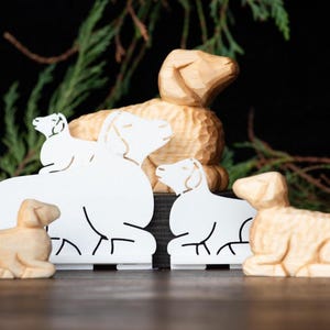 Sheep Stencil | for DIY Wood Carving and Whittling