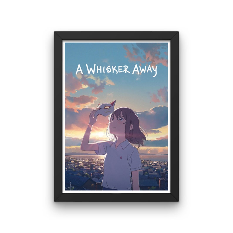 A Whisker Away Anime Movie Poster Japanese Movie Reproduction Etsy