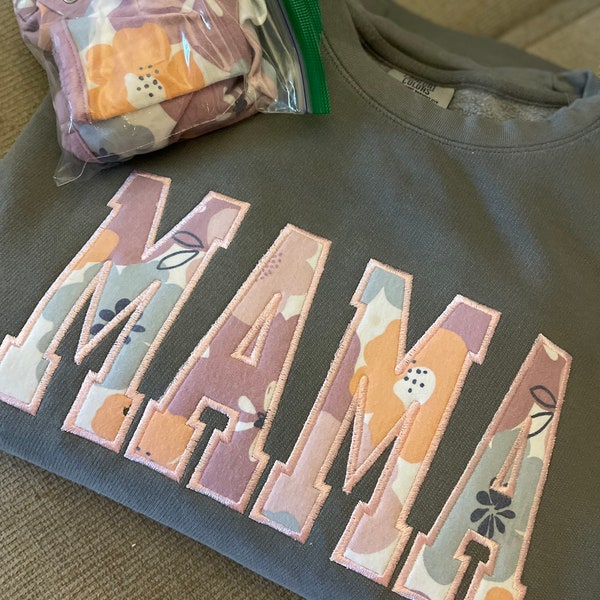 Custom Keepsake Sweatshirt Made from Baby Clothes • Memory Gift for Mom