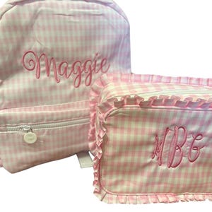 Embroidered Nylon Backpack: Personalized Travel or School Bag