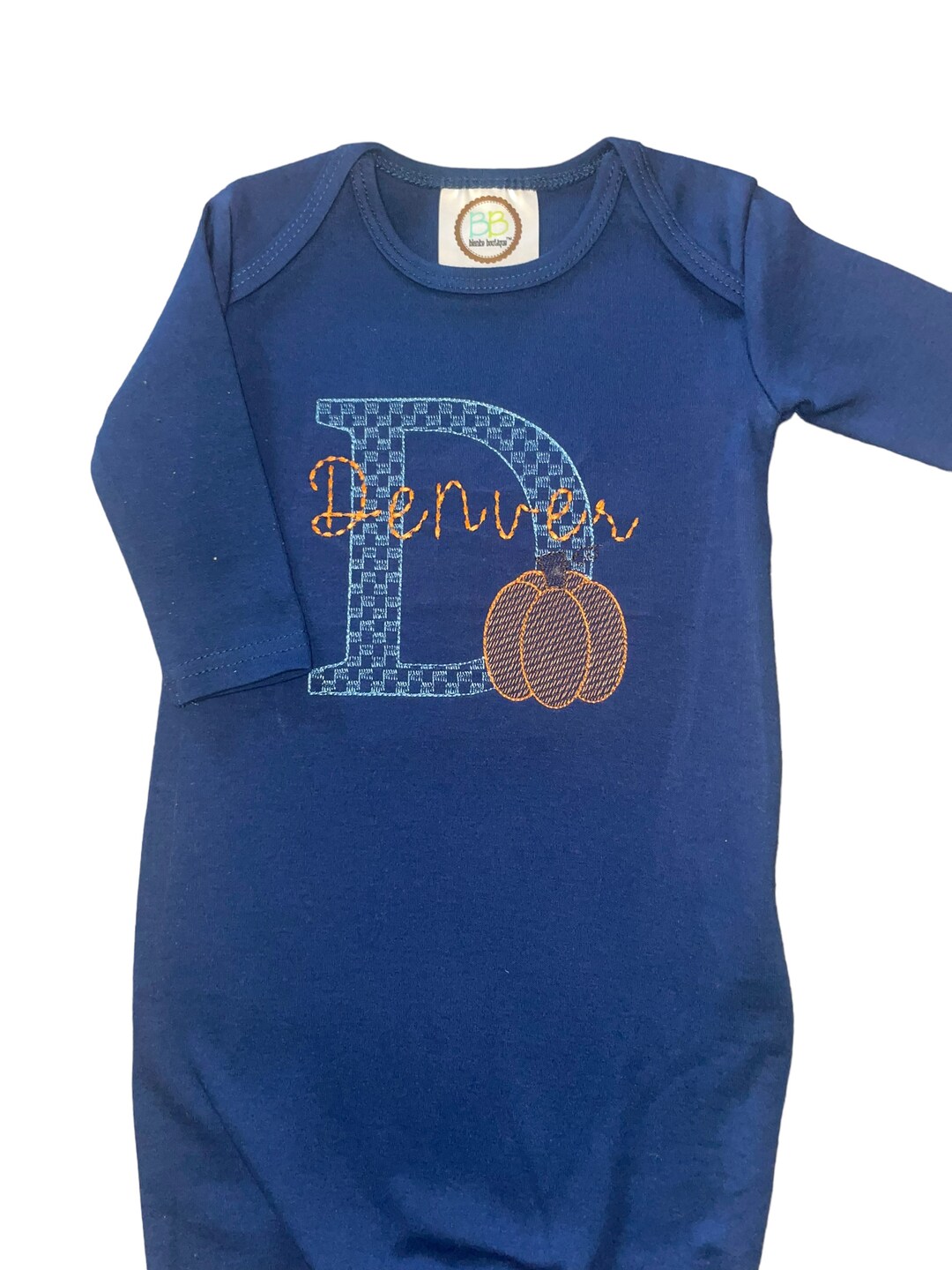 Baby Boy Take Home Outfit Coming Home Gown Monogrammed Gown Etsy