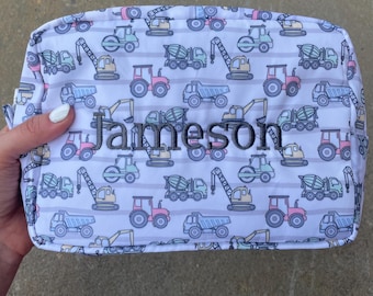 Monogrammed Nylon Everything Bag: Personalized Toiletry & Makeup Bag