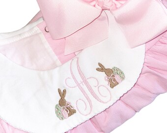 Robe de Pâques pour fille, robe de Pâques monogrammée, robe personnalisée, robe de Pâques pour tout-petit, robe d'évêque monogrammée, robe de Pâques pour les filles