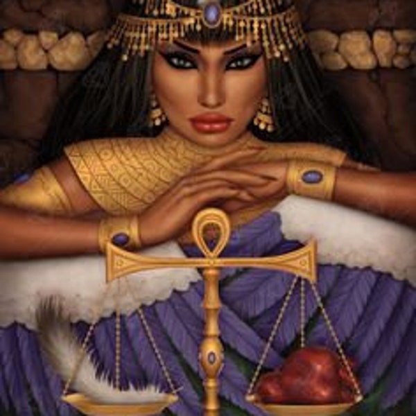 Ma'at Initiation, Ma'at Attunement, Maat Attunement, Justice Attunement, Kemetism, Egyptian Goddess, Harmony Attunement