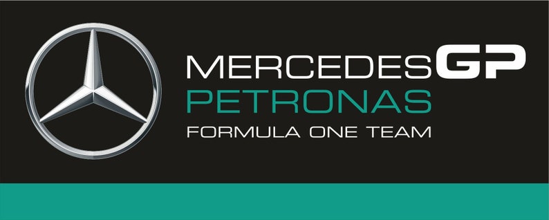 thumbnail image 2 of AMG PETRONAS Motorsport 3'x5' Flag Banner – Mercedes Benz Man Cave Decor 2 of 5