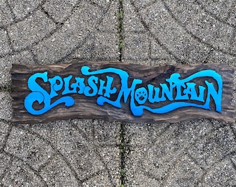 Splash Mountain Sign Svg - Etsy