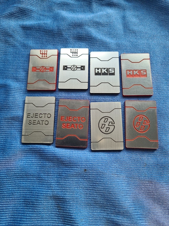 Eject blank button decal sticker for Scion FRS, Subaru BRZ, Toyota 86 and GR86