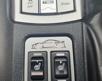 Toyota GT86, FR-S, TRD, BRZ, Interior Plaques