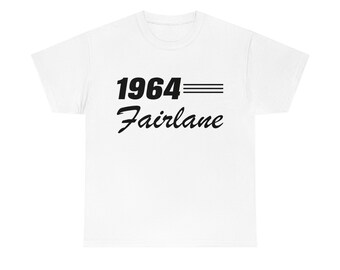 1964 Fairlane Car T Shirt - Vintage  Nostalgic Car Shirt - Classic Car TShirt - Automotive T-Shirt