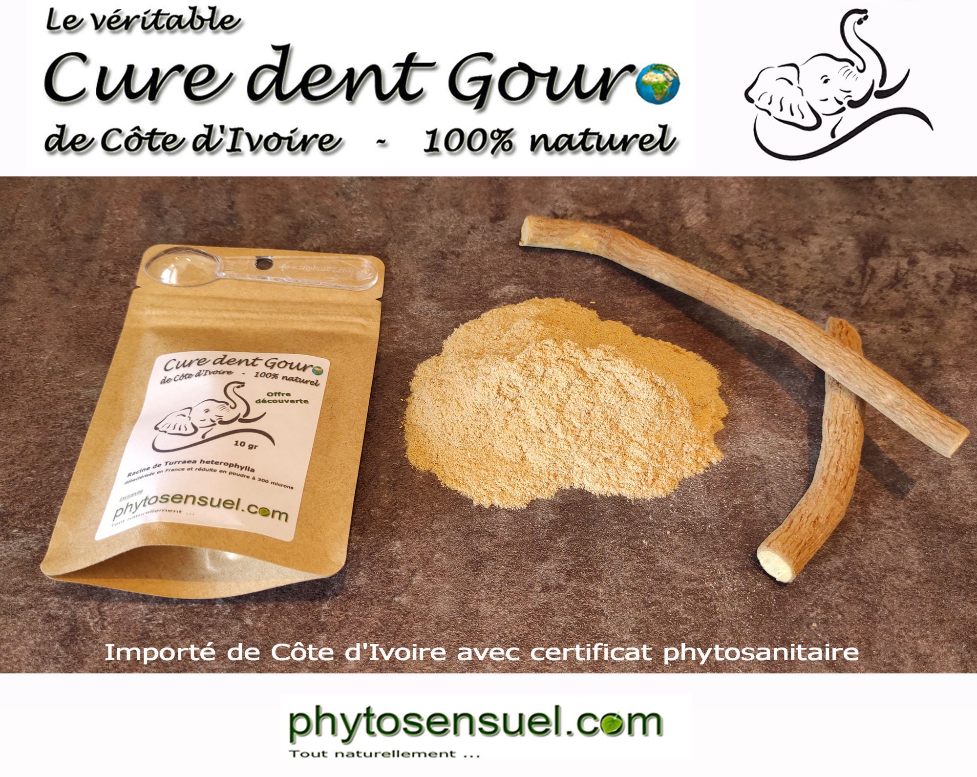 Huile Essentielle Cure Dent Gouroo Spécial Bazooka - 100% Naturelle - 3 Flacons De 100 Ml - Neuf