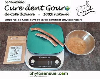 Racines De Gouro Pour Homme - Cure-dent Naturel, Neuf, Senteur Plantes