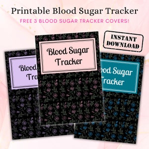 Blood Sugar with Blood Pressure Tracker, Printable Medical Tracker for Diabetes, Diabetes Tracker, Blood Sugar Log, Health Tracker, Glucose