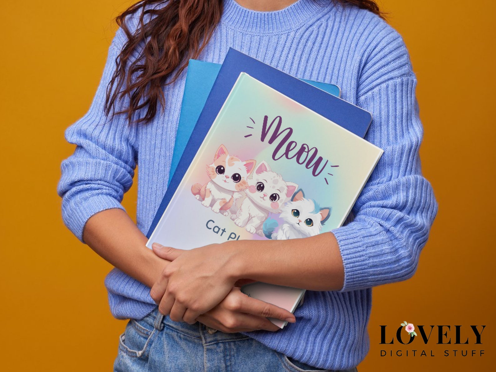Cat Planner PDF, Cute Cat Monthly Planner Templates, Printable Cat ...