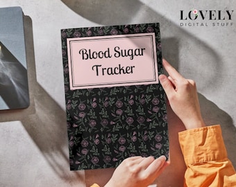 Blood Sugar with Blood Pressure Tracker, Printable Blood Sugar Tracker, Glucose Tracker, Diabetes Log, Blood Sugar Log, Diabetes Tracker Pdf