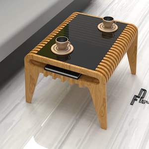 COFFEE Table/Parametric Cofee Table/Digital Furniture/Easy Assemble DIY CNC Ready Cutting Files