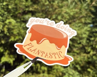 Flan-klistermärke | Väderbeständig matt vinyl | Latinamerikansk present
