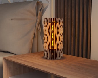 Design table lamp Wave - DXF File - Laser cut