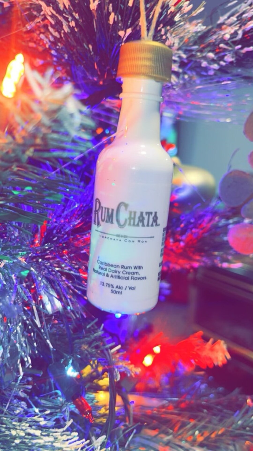 Baileys & Rum Chata Bottle Ornaments Etsy