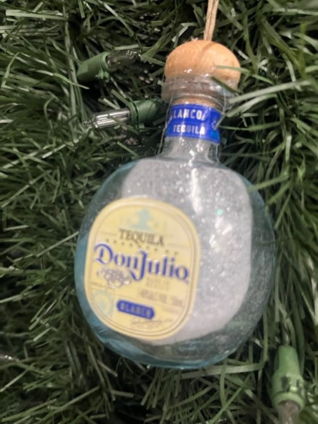Don Julio Blanco Tequila Bottle Ornament Etsy
