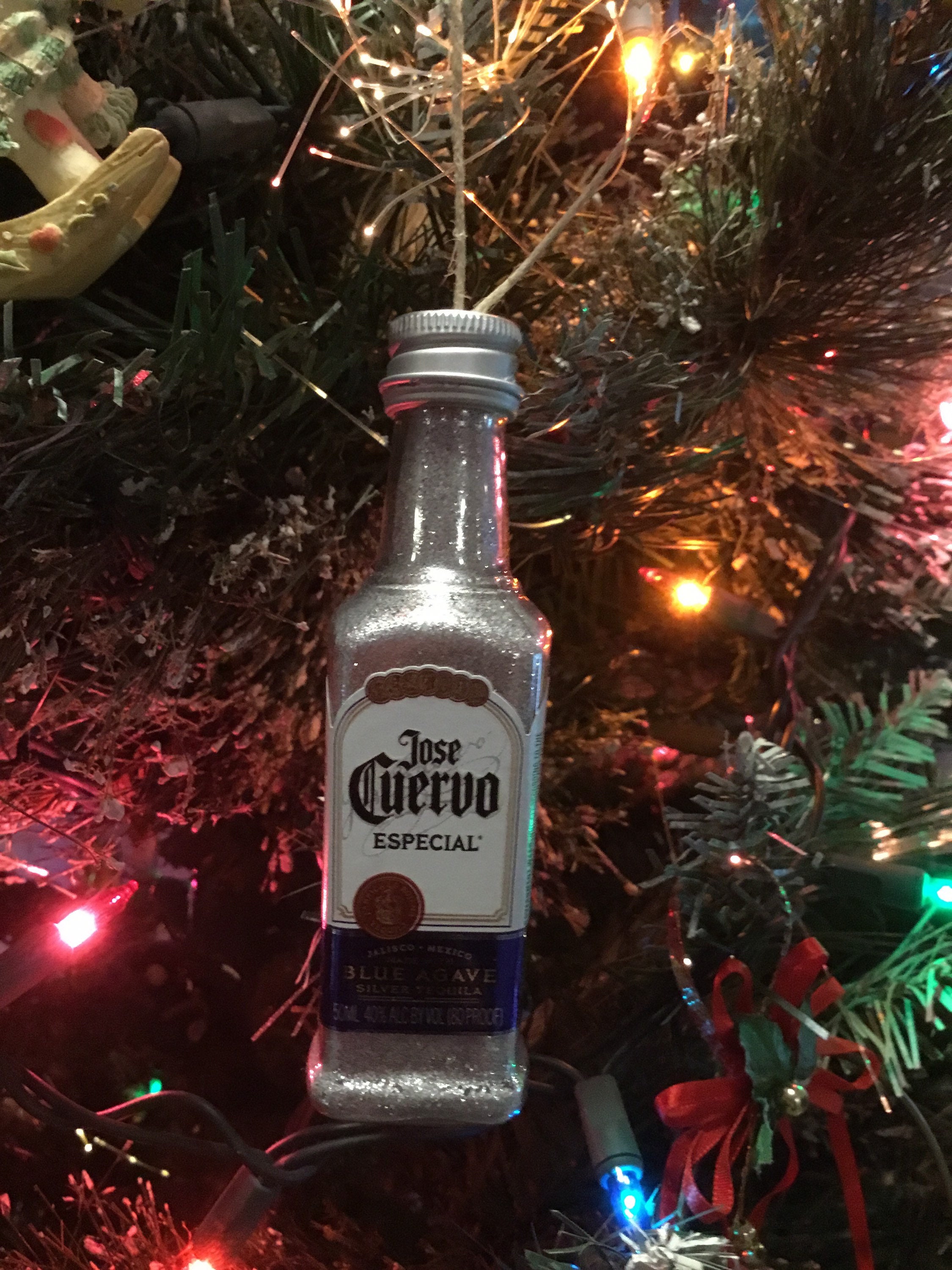 Jose Cuervo Gold or Silver Tequila Bottle Ornament Etsy