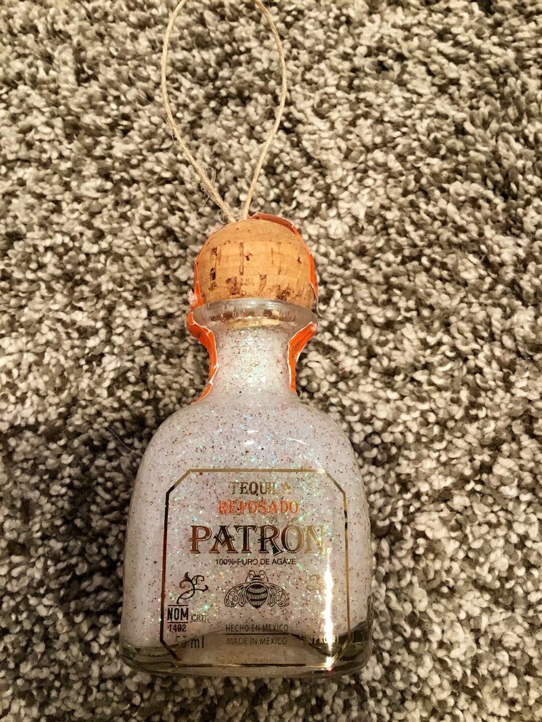 Patron Reposado Tequila Bottle Ornament Etsy