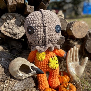 Cuddly Slasher &quot;Sam&quot; Inspired Crochet Doll - Ready to Ship