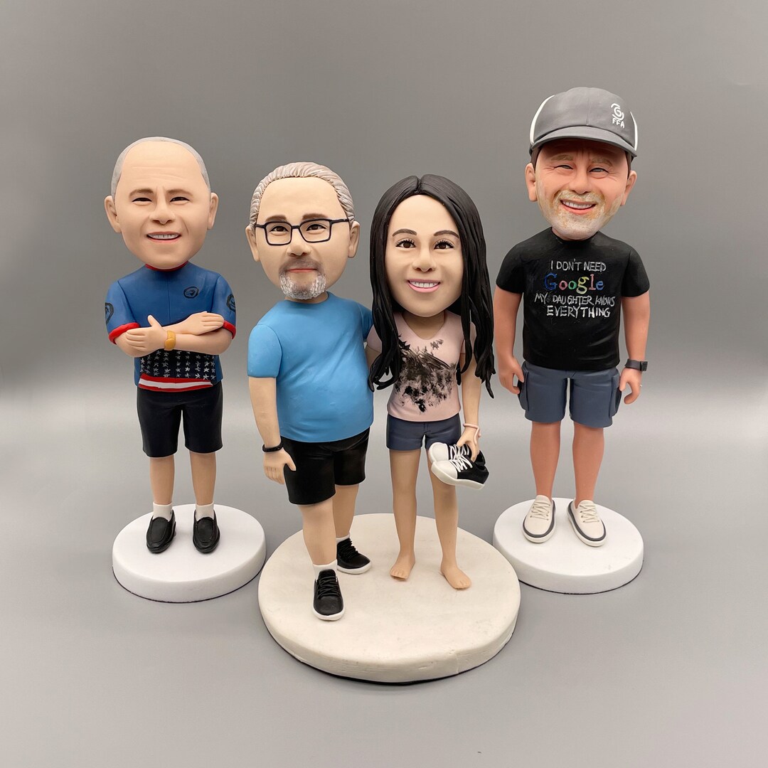 Couple Casual Wear Bobblehead - Everyday Gift Idea main image 1