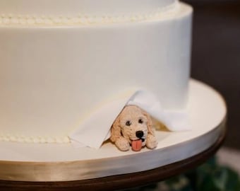 Pet Birthday Cake Topper, Wedding Cake Topper, Dog Wedding Cake Topper, Dog Birthday Memorial Gift, Pet Memorial Gift, Dog Birthday Gift