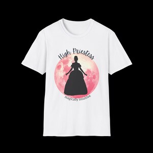 Tarot T-Shirt - Mystic Tee, High Priestess Shirt, Occult Apparel, Esoteric Top, Spiritual Clothing