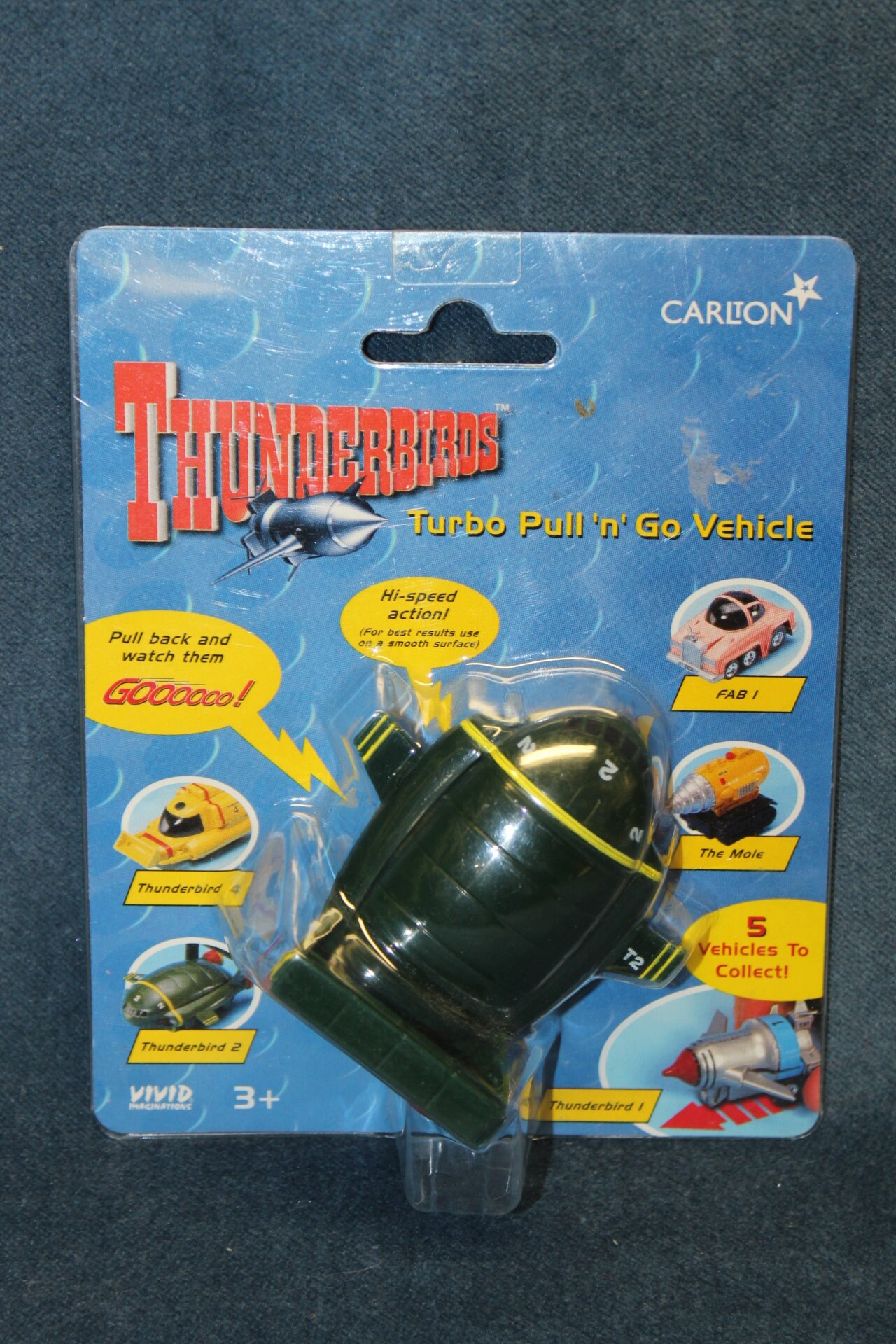 Thunderbirds TB-3 – Eidai Grip Japon 1974 – Véhicule Métal Vintage MIB