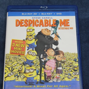 Despicable Me, Cloudy with a Chance of Meatballs, Blu-ray, Blu-ray 3D, DVD Animation Family Movies, Excellent Kids Movies, Disney Movies