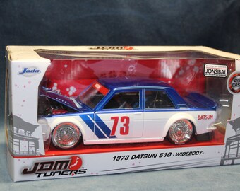 JADATOYS 1:24 JDM TUNER 1973 Datsun 510 Advan ミ