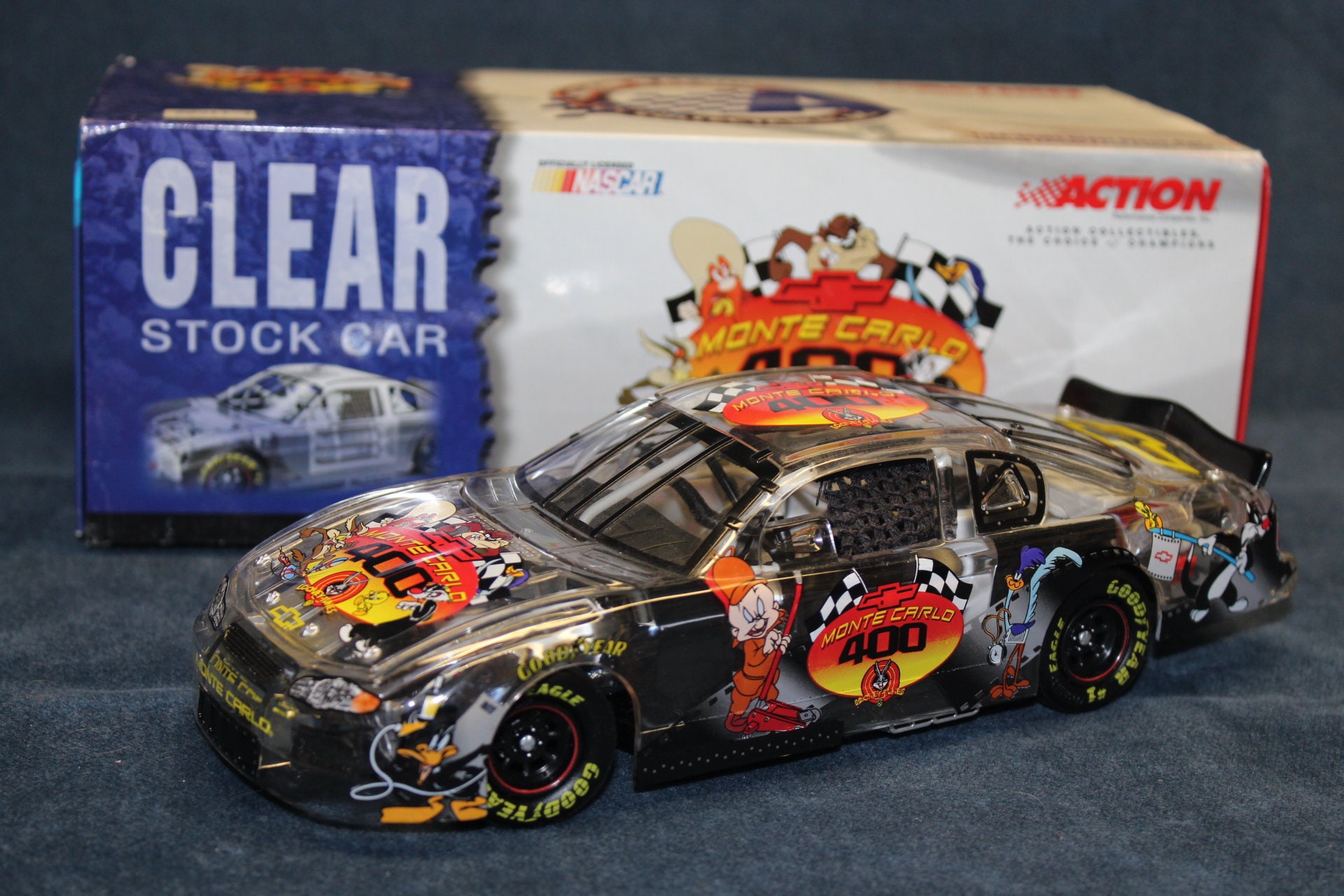 NASCAR Action Racing Looney Tunes 1:24 Scale Clear Stock Car - Etsy
