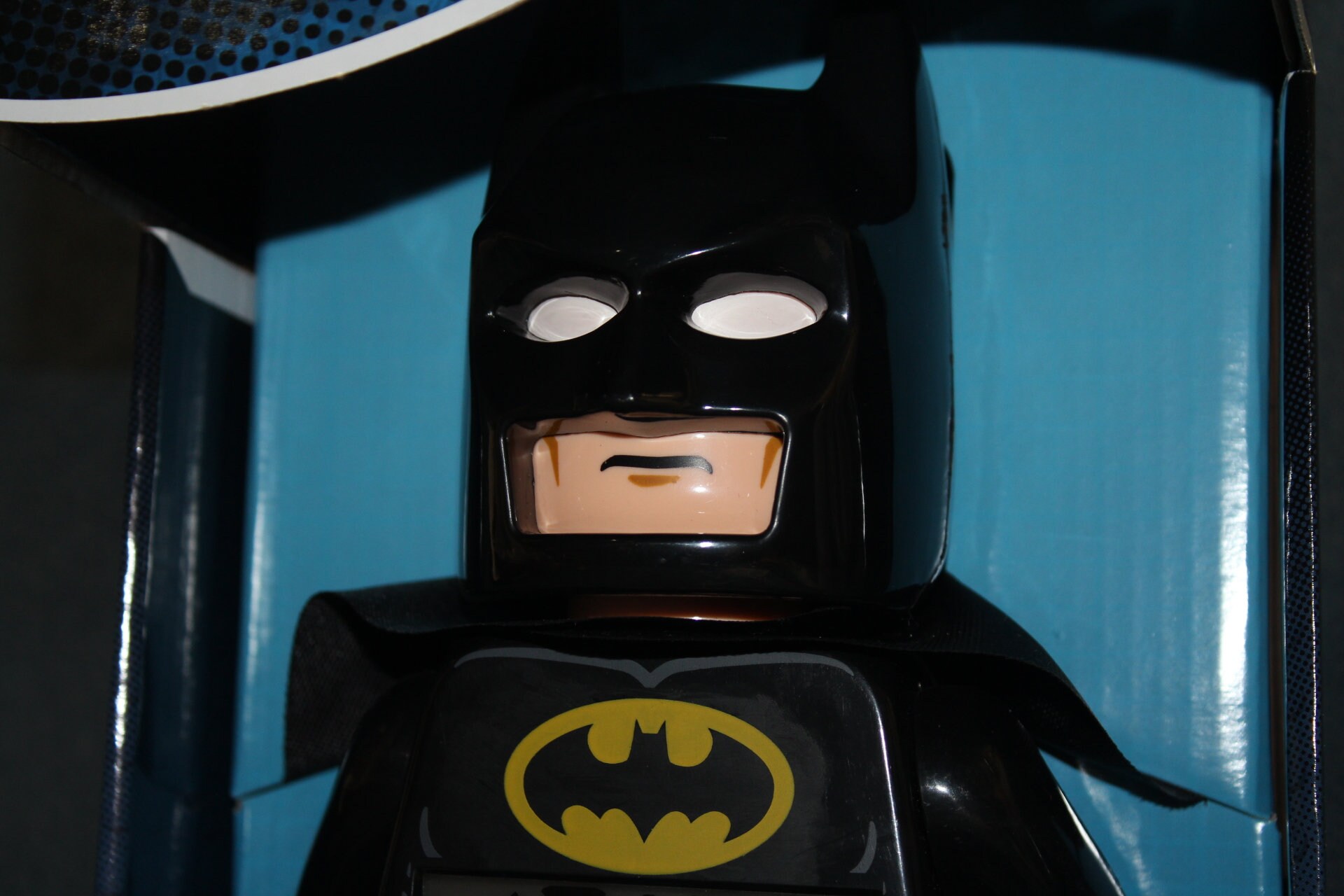 Lego DC Comics Batman Minifigure Light up Alarm Clock Etsy