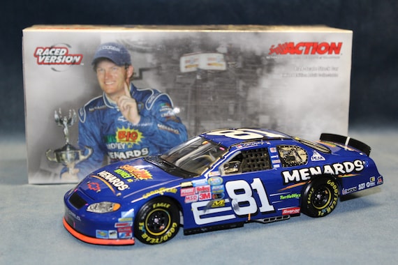 NASCAR Dale Earnhardt Jr. #81 Menards/bristal Raced Win