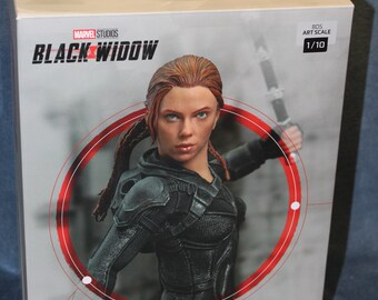 Iron Studios – Statue Black Widow – Gardiens De La Galaxie BDS Art Scale 1/10 – Produit Officiel Sous Licence – Réplique Précise Du Film