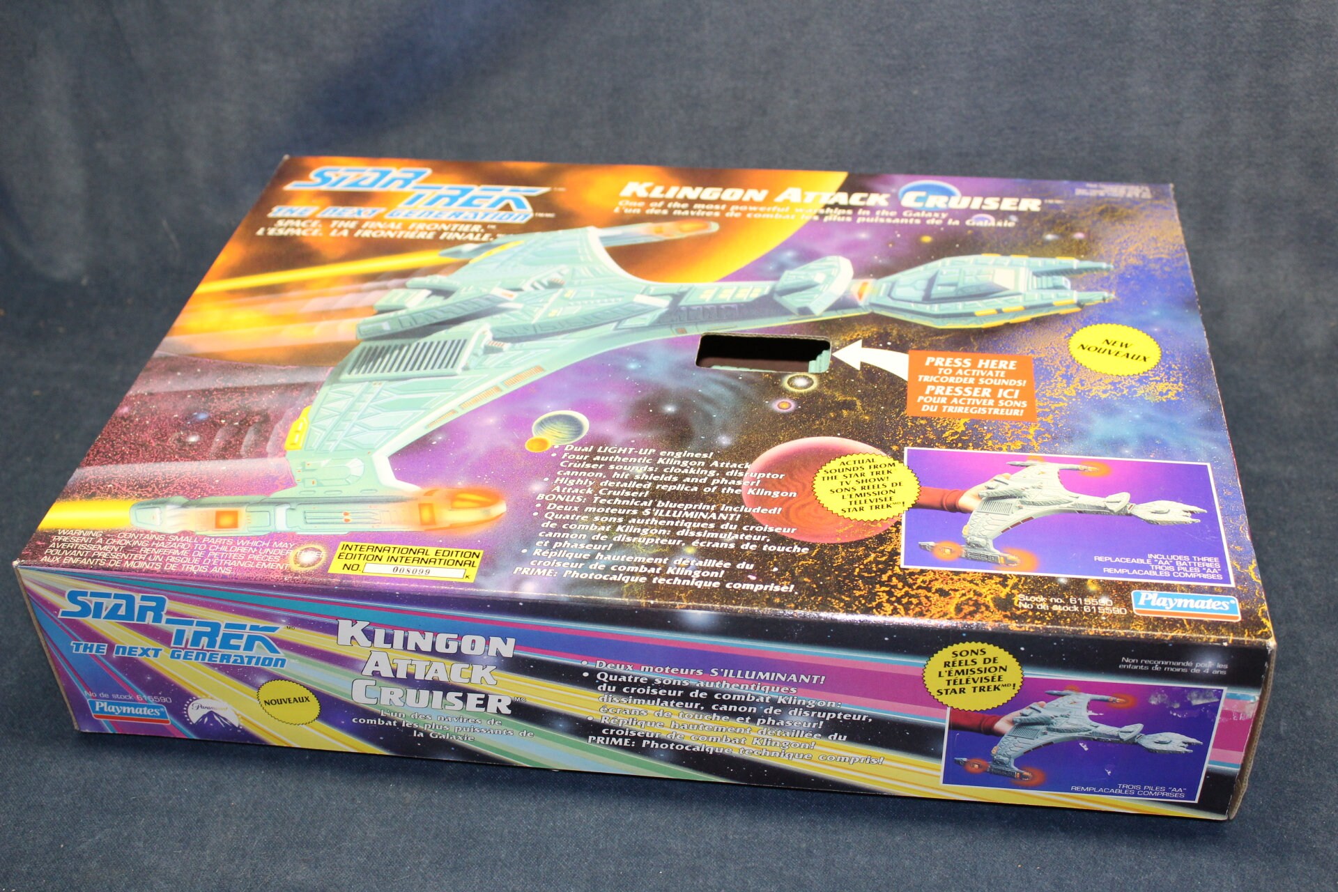 Star Trek: the Next Generation Playmates Klingon Attack Cruiser