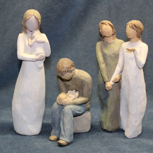 Beautiful Willow Tree Statues/Figures/Figurines - Angel of Mine, New Dad, My Sister, My Friend