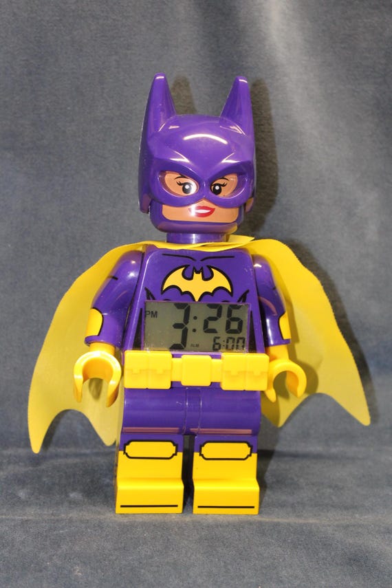 Lego Mini-figure Light up Alarm Clock, Star Wars, Marvel, DC