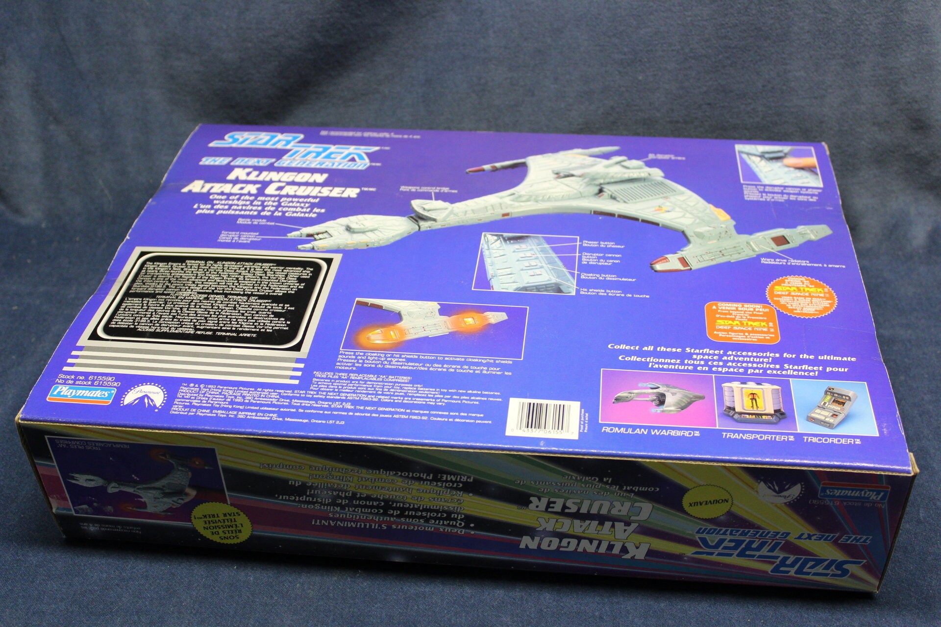 Star Trek: the Next Generation Playmates Klingon Attack Cruiser