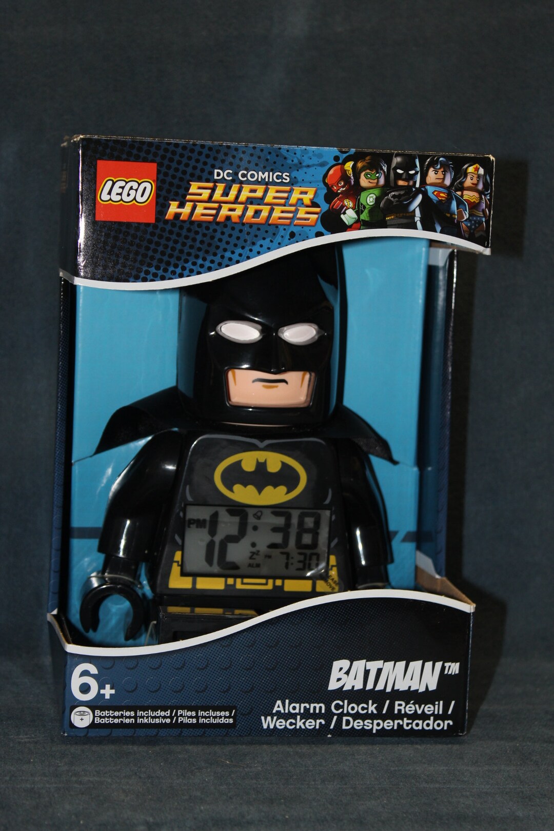Lego DC Comics Batman Minifigure Light up Alarm Clock Etsy