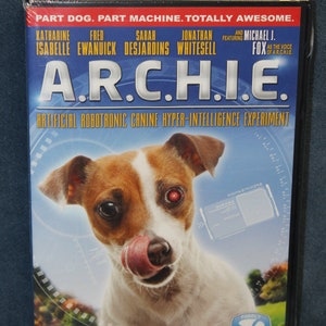 A.R.C.H.I.E Family Movie /DVD Robotronic Dog NEW