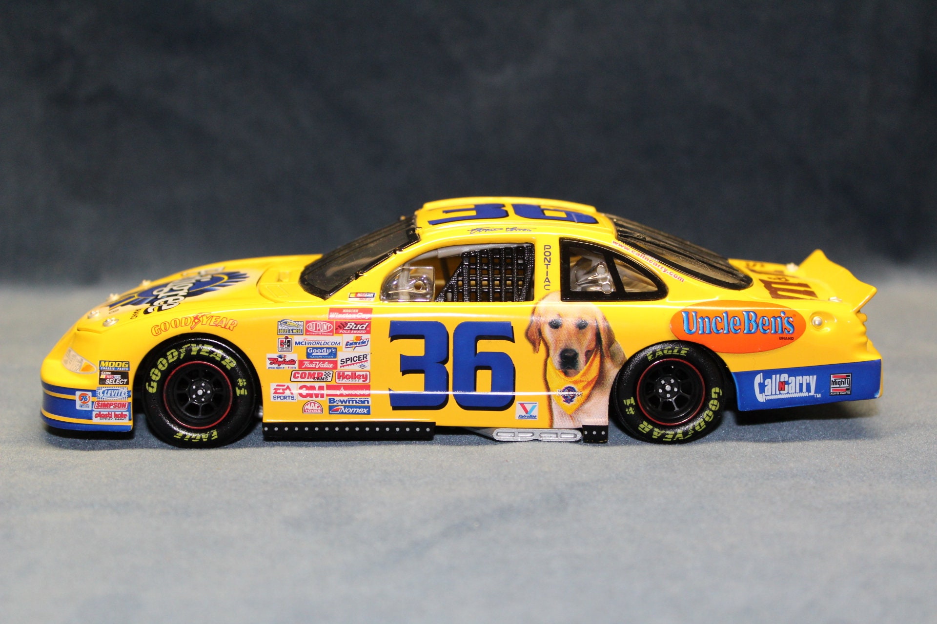 NASCAR Collectables Ernie Irvan #36, 1:24 Scale Stock Car, M & M