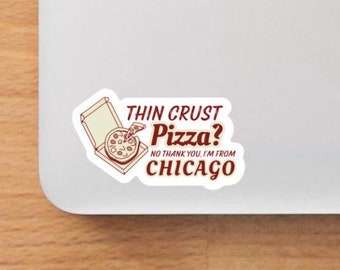 Thin Crust Pizza? Sticker | TV Show, Pizza, Julius Pepperwood
