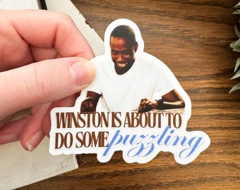Winston Sticker | TV Show Sticker, Puzzle Sticker