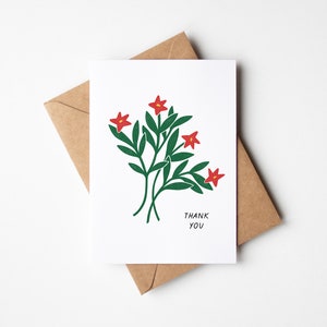 Carte de remerciement / Cartes de vœux / Ensemble de cartes de remerciement