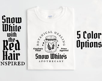 Snow White's Apothecary Tee, Anime Inspired, Subtle Anime Merch, Manga T-Shirt, Shoujo Shirt