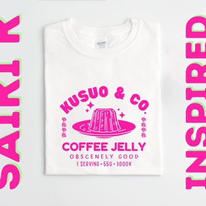 Psychic Coffee Jelly Tee, Anime-Inspired Shirt, Subtle Anime Merch, Manga Lover, Kusuo & Co.